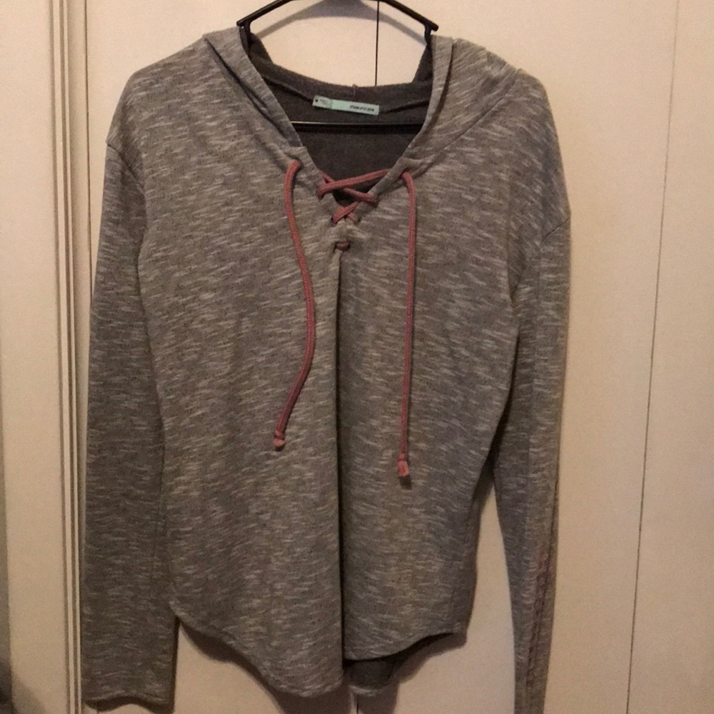 Gray and pink Maurice’s hoodie